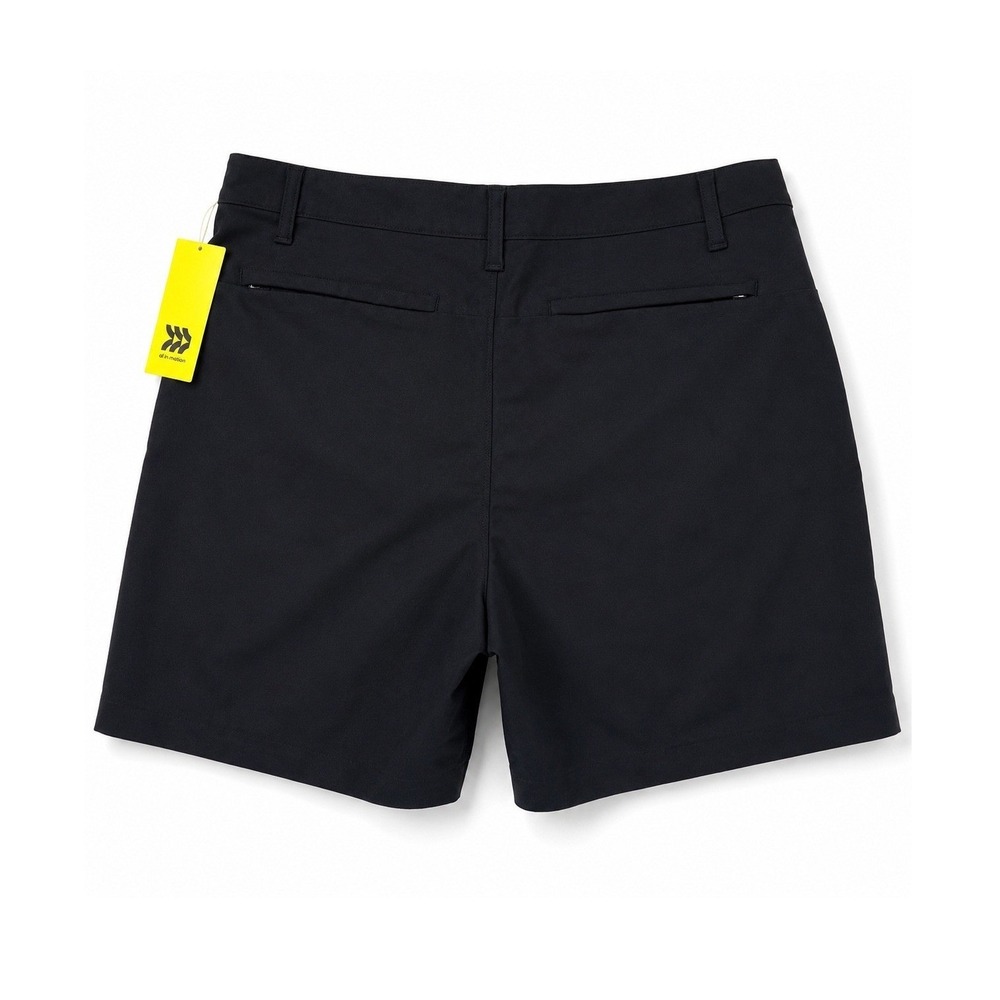 All in Motion Mens Golf Shorts Black Size 34 Recycled Polyester Stretch New - Picture 2 of 6